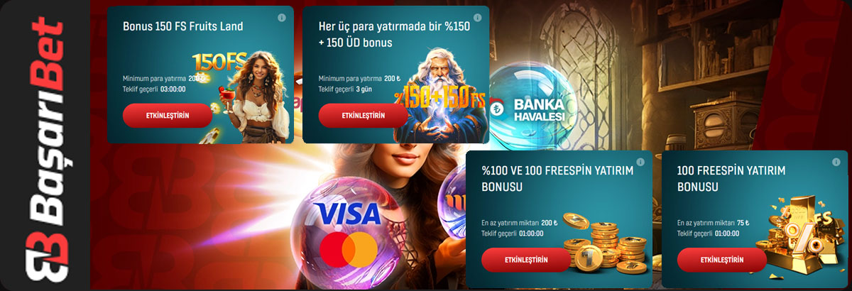 Basaribet online casinoda hangi bonuslar var? 