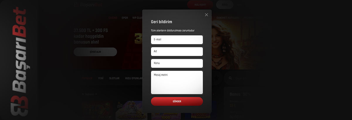 Basaribet Casino ile nasıl iletişime geçilir? 